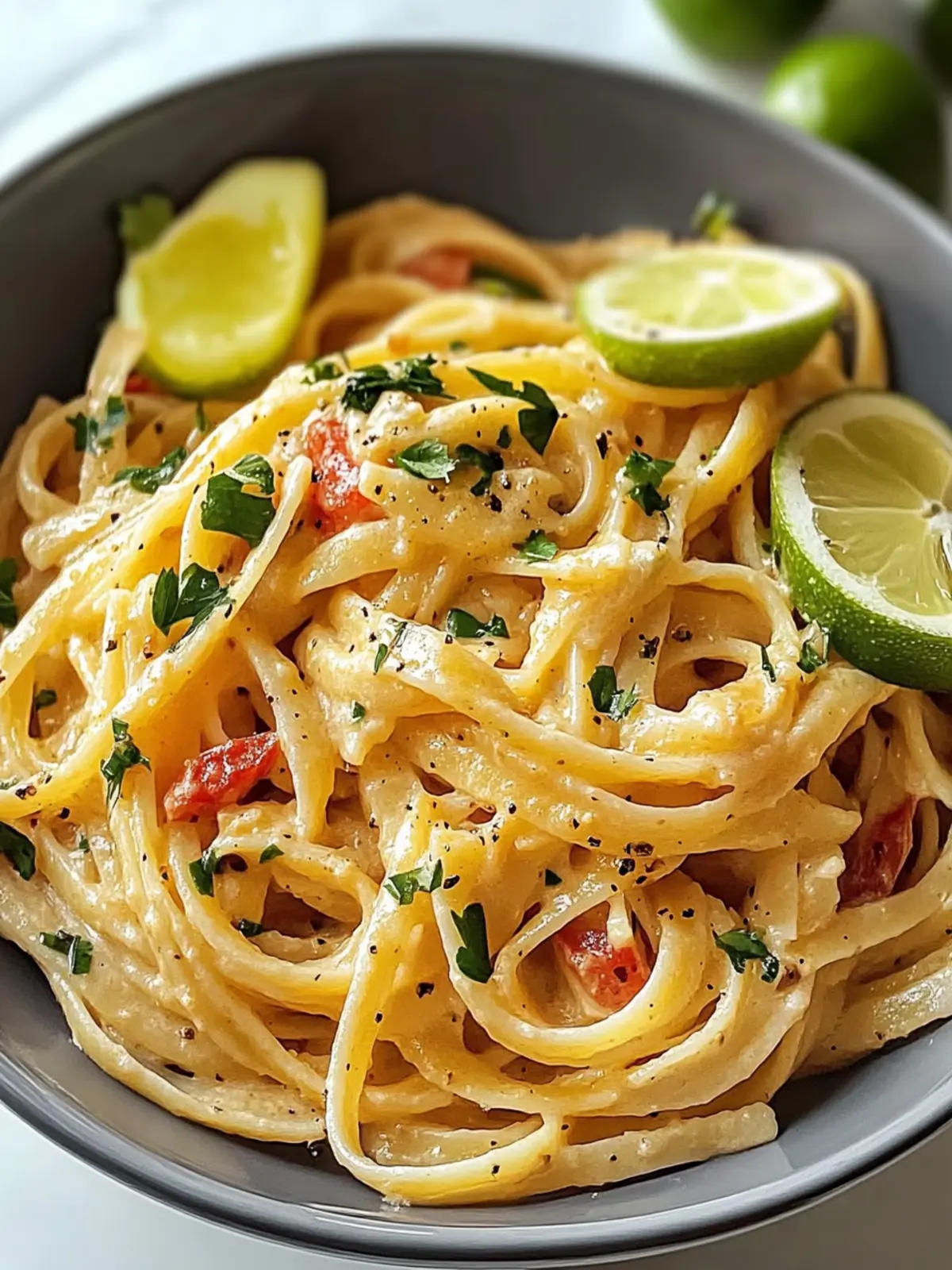 Jamaikanische Garnelen-Pasta