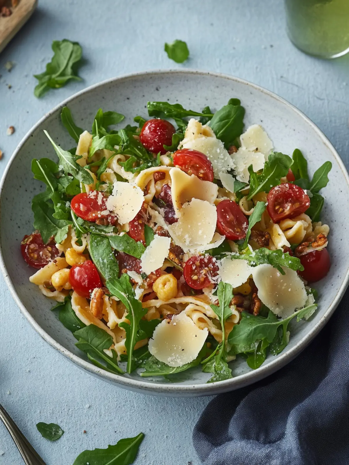 Nudelsalat mit Rucola