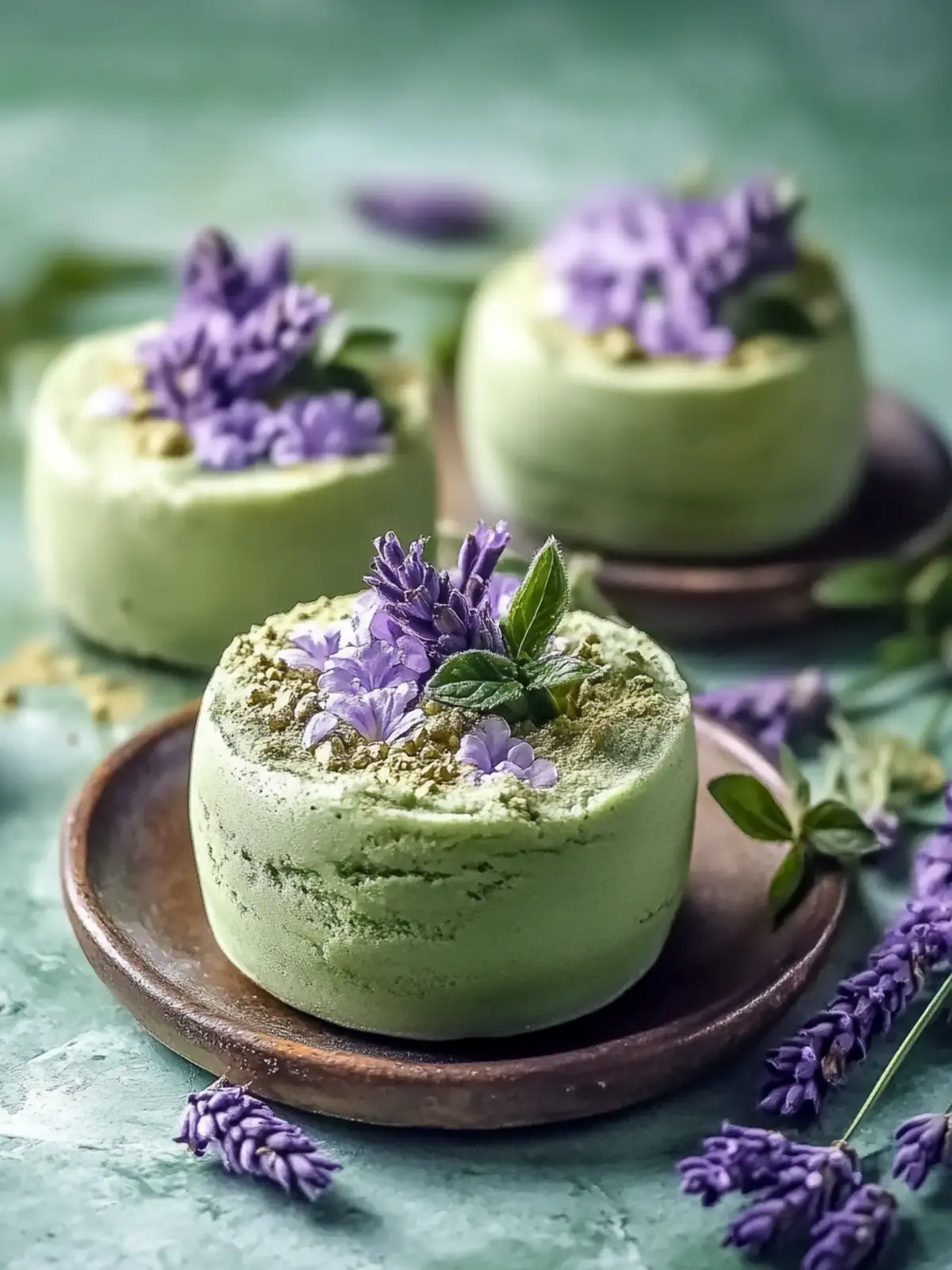Traumige Matcha-Lavendel-Zuckerplätzchen