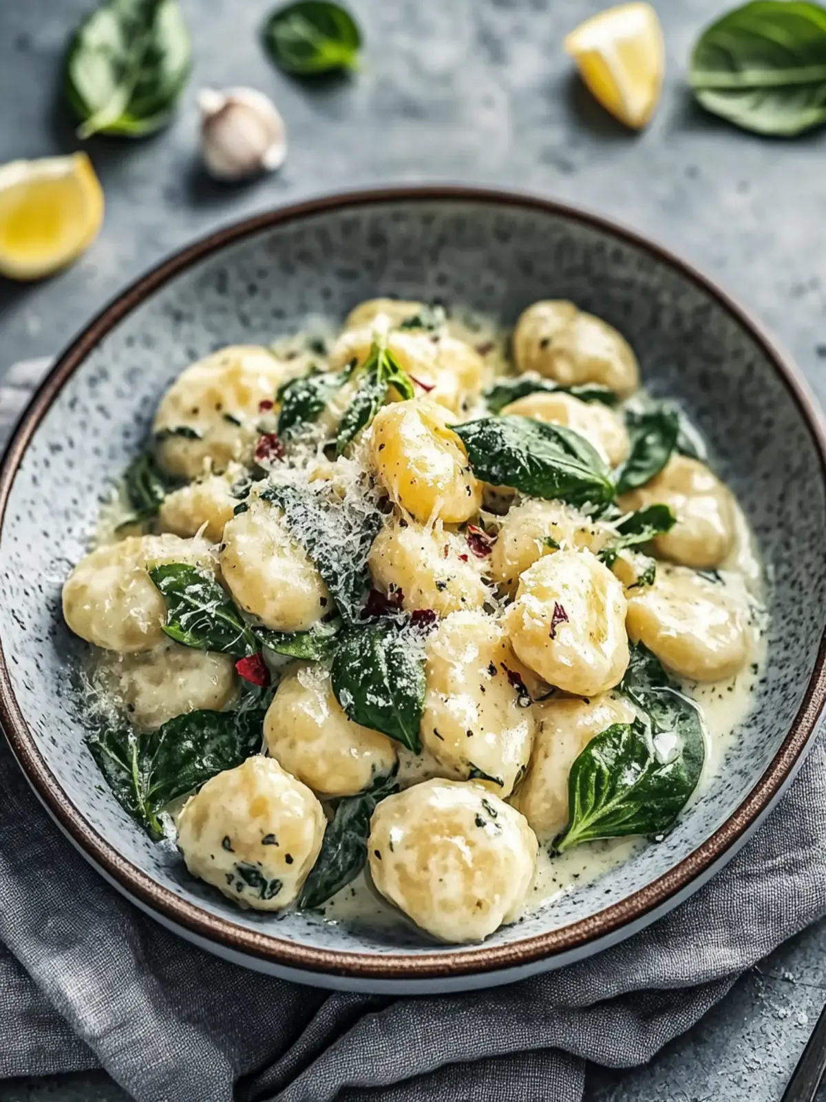 Hähnchen-Spinat-Gnocchi