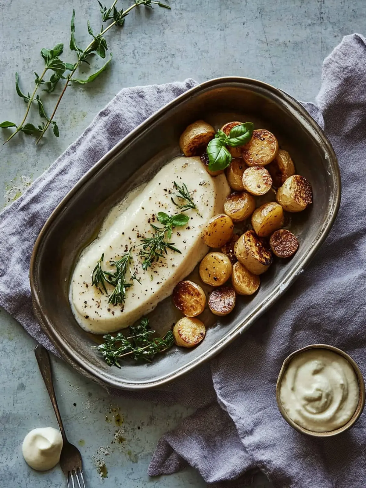 Lamm mit Süßkartoffeln und Birne