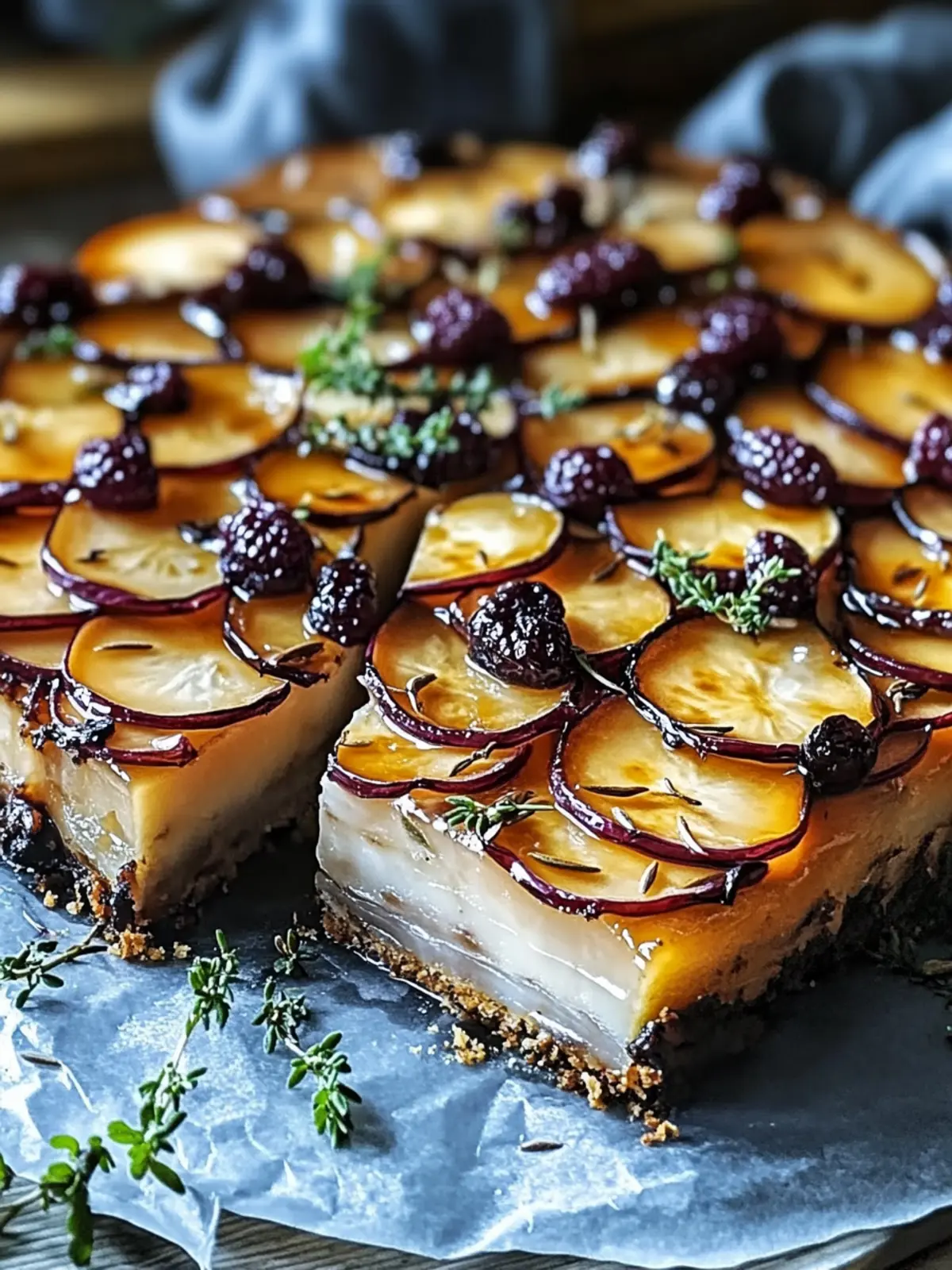 Crispy Balsamic-Thyme Potato Tart Delight