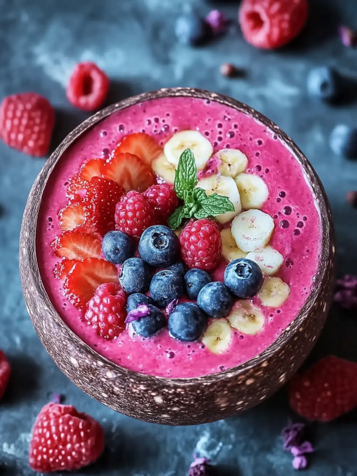 Leichte Smoothie-Schüssel