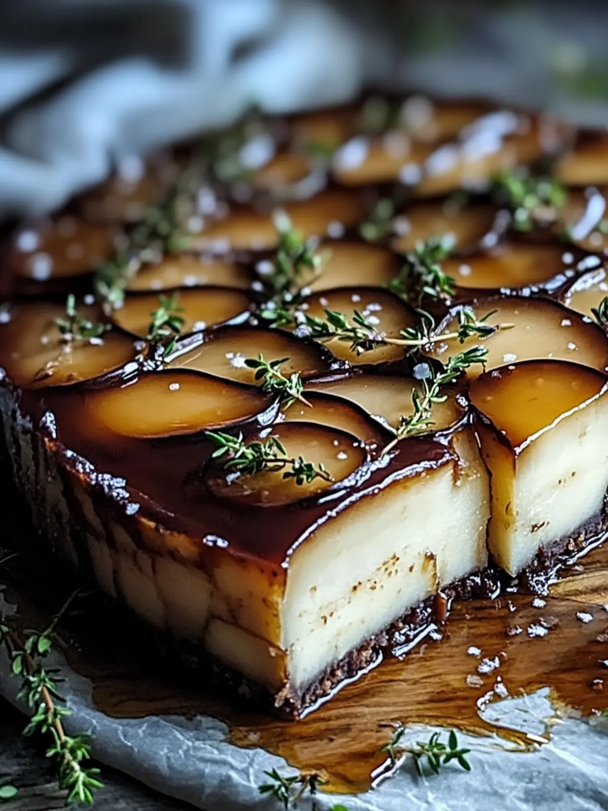 Crispy Balsamic-Thyme Potato Tart Delight