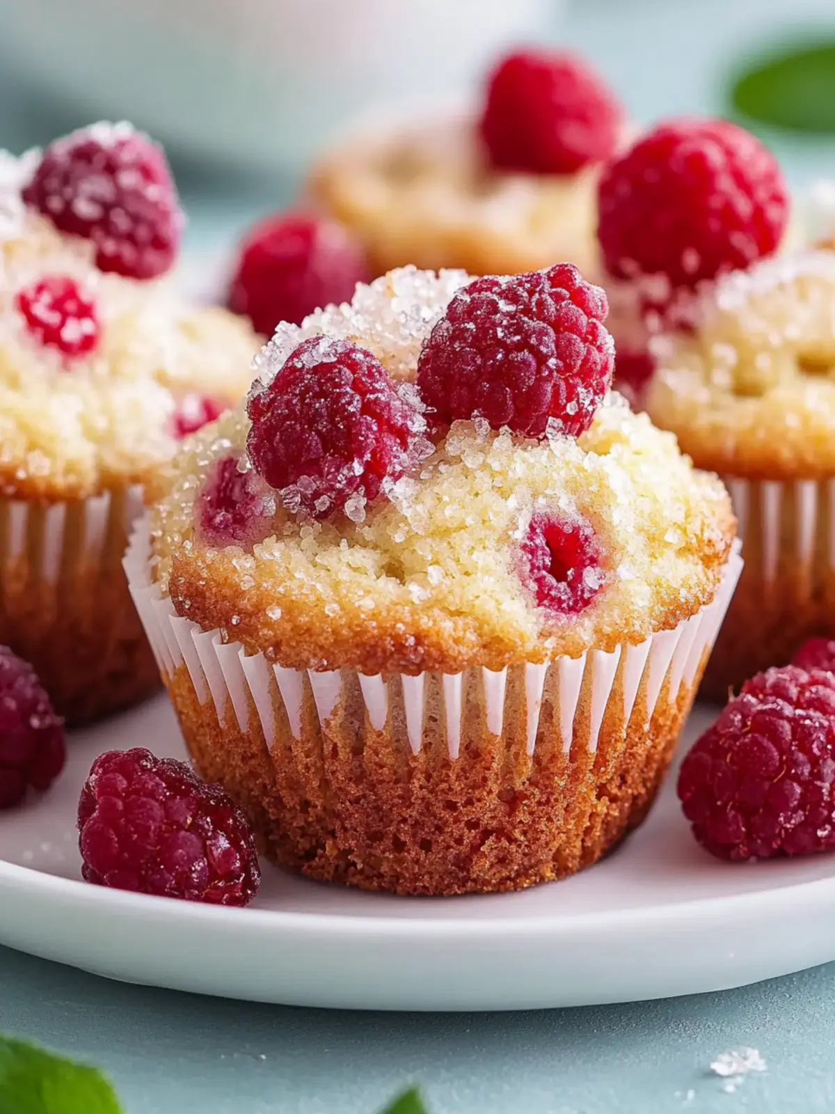 Himbeermuffins backen