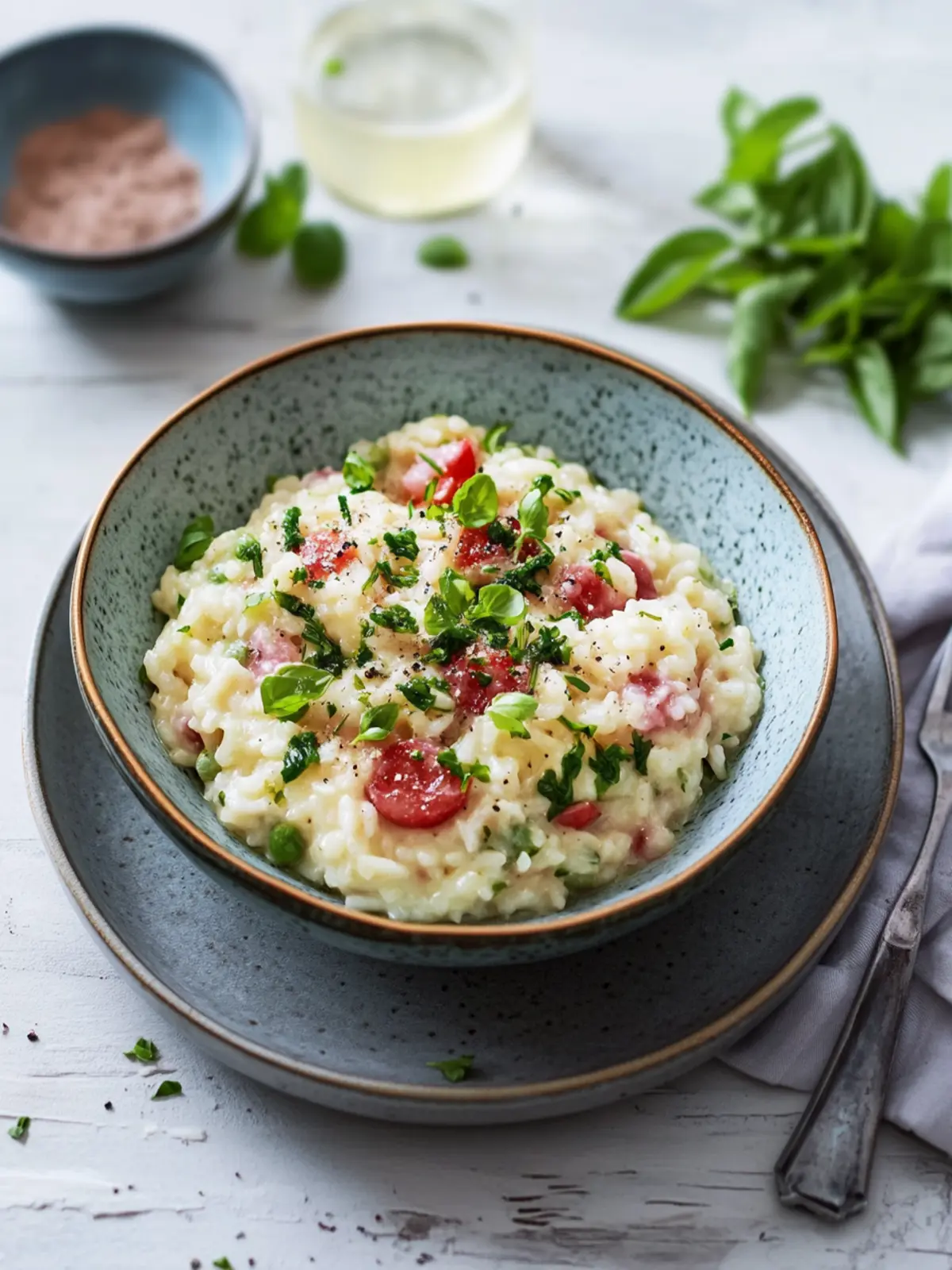 Risi e Bisi – Risotto mit Erbsen und Schinken