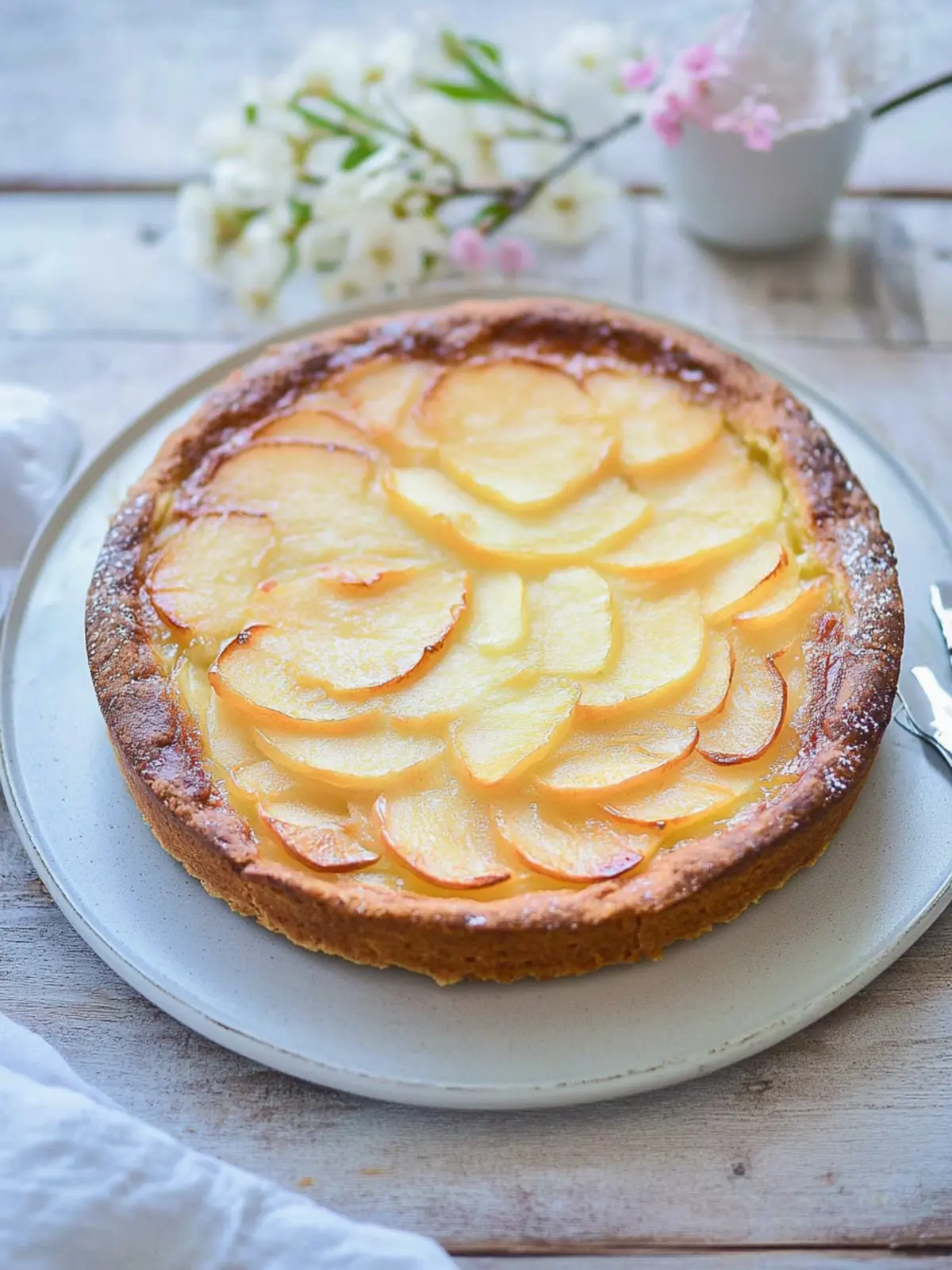 Apfelkuchen ohne Boden