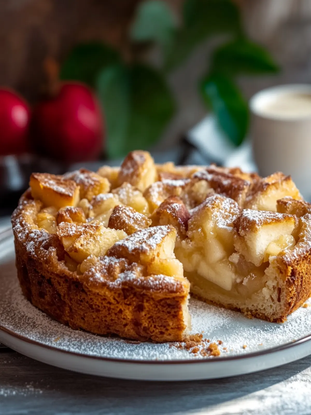 Saftiger Zimtschnecken Apfelkuchen