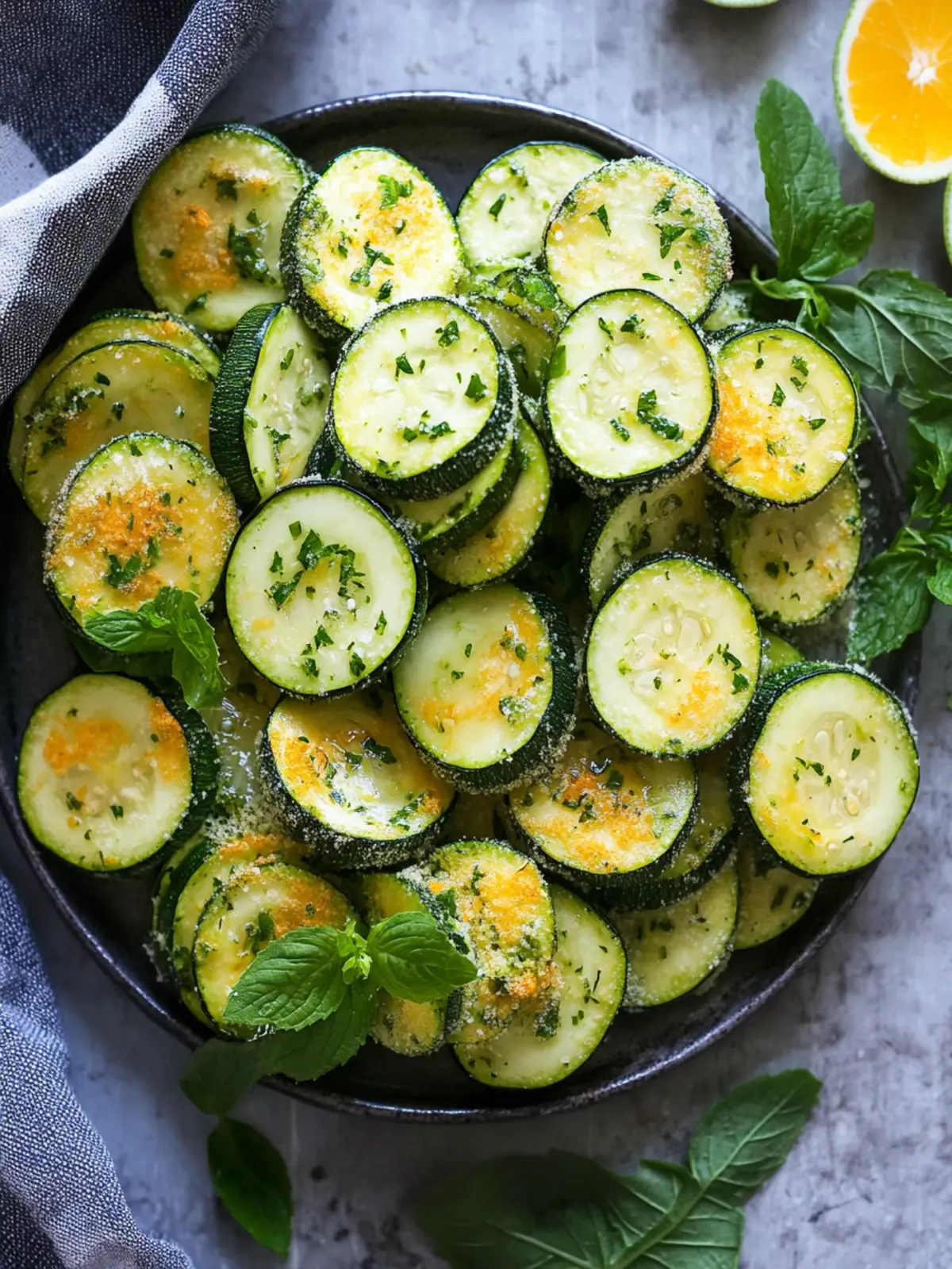 Gebackene Zucchini