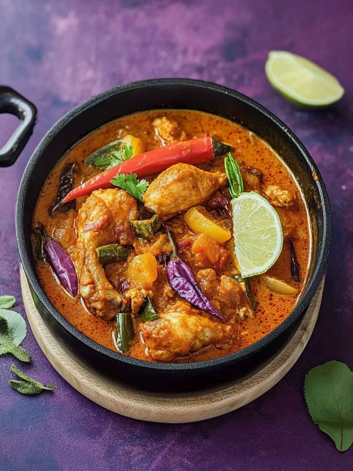 Hähnchen-Curry mit Zimt