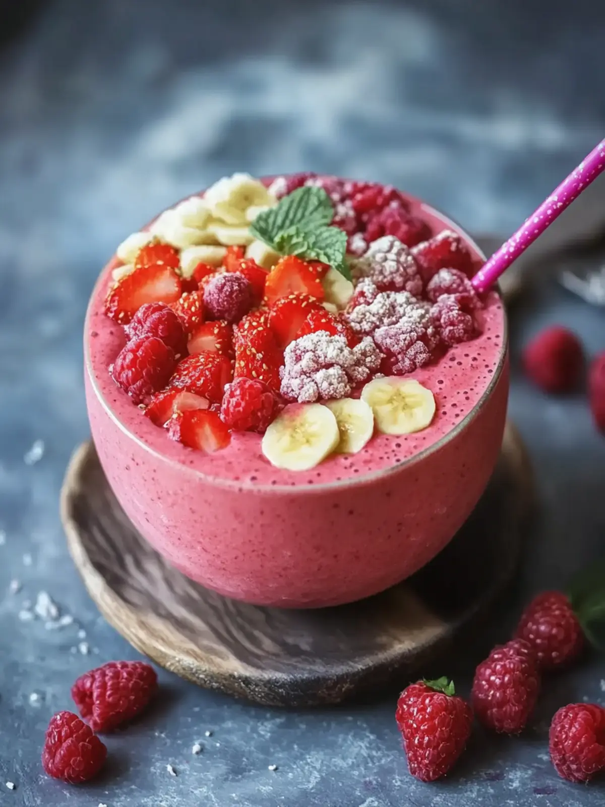 Leichte Smoothie-Schüssel