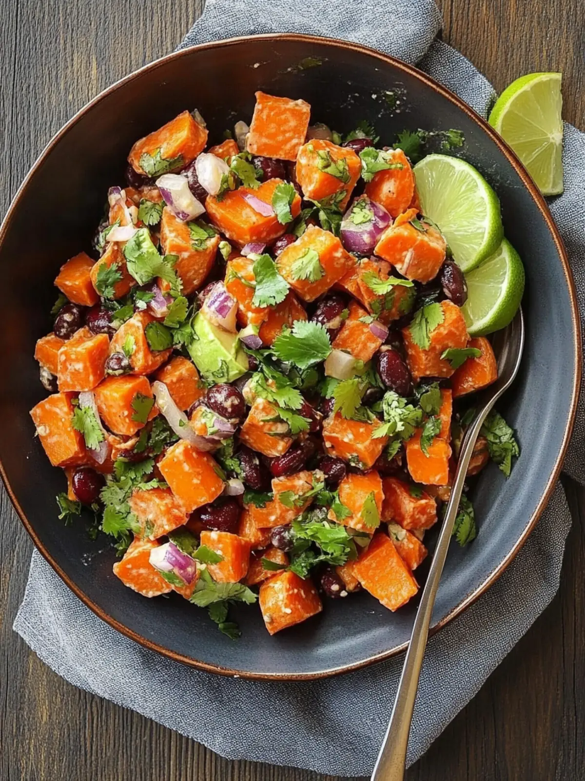 Mexikanischer Süßkartoffelsalat
