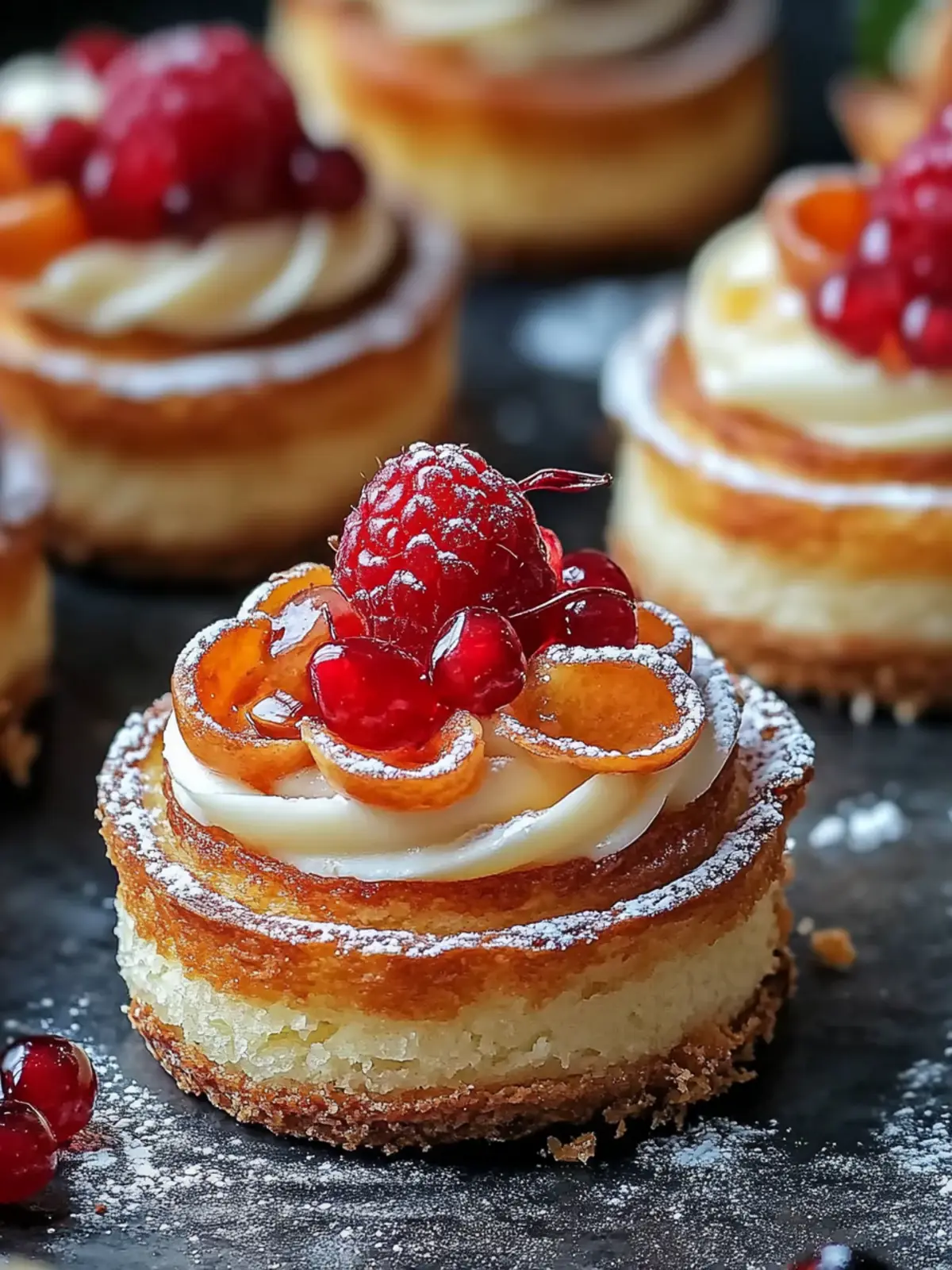 Mini-Zimtschnecken-Käsekuchen