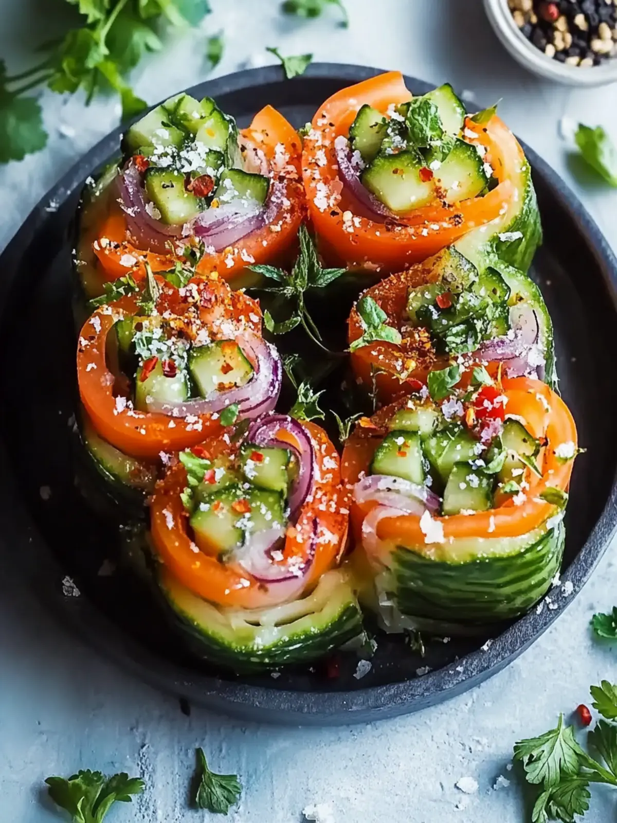 Gesunde Vegetarische Kohlrollen