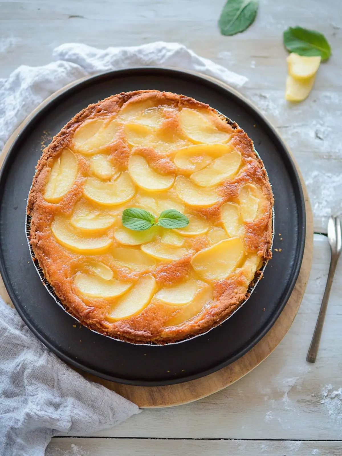Apfelkuchen ohne Boden