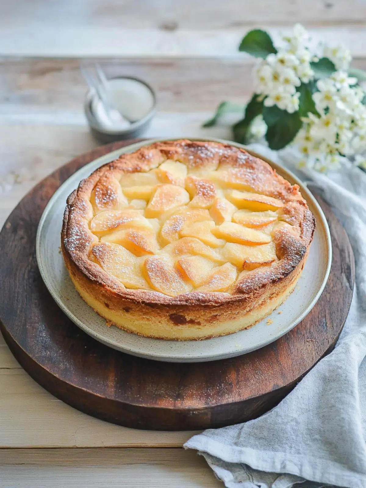 Apfelkuchen ohne Boden