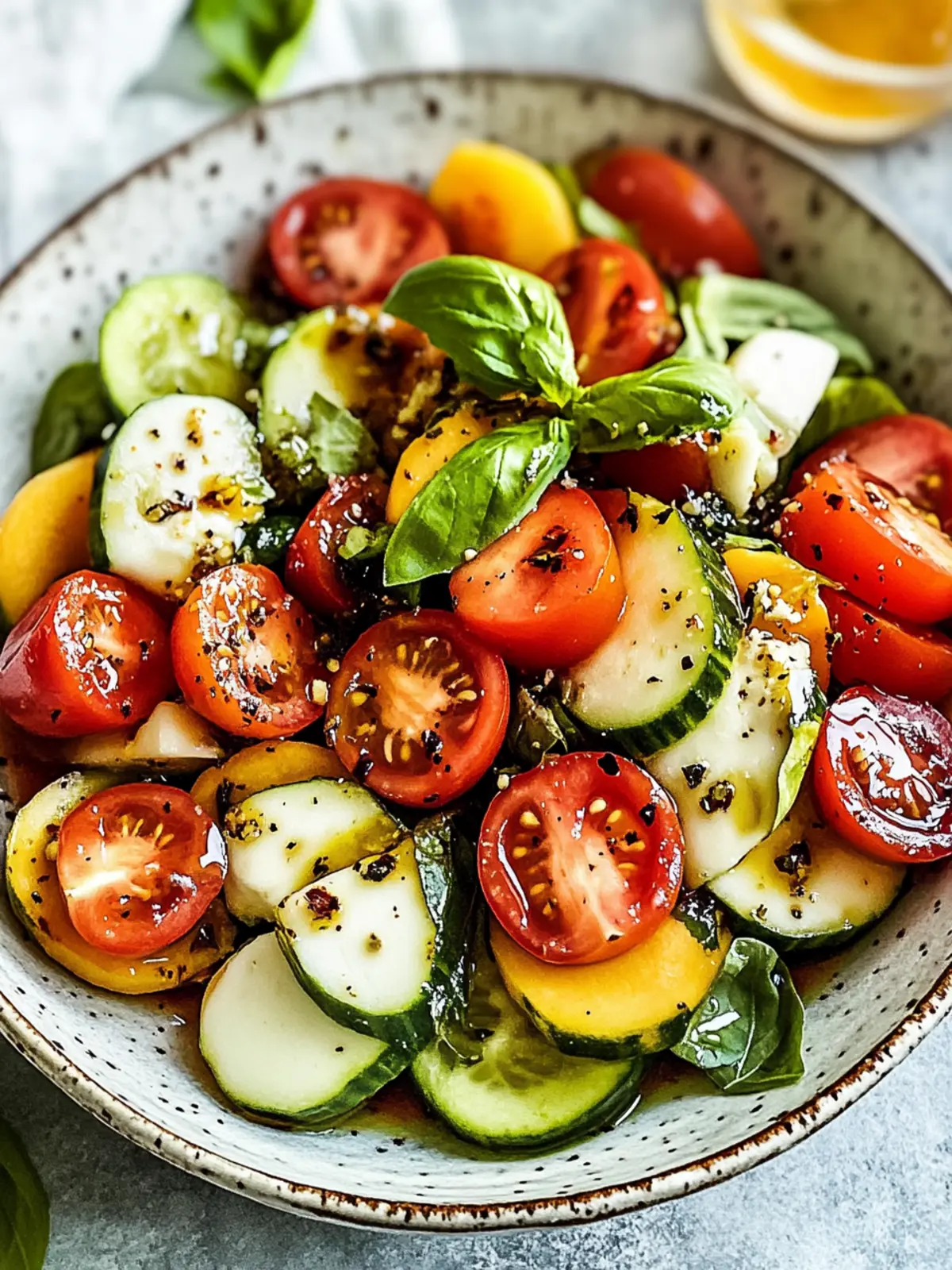 Pfirsichsalat: Das perfekte Sommergefühl