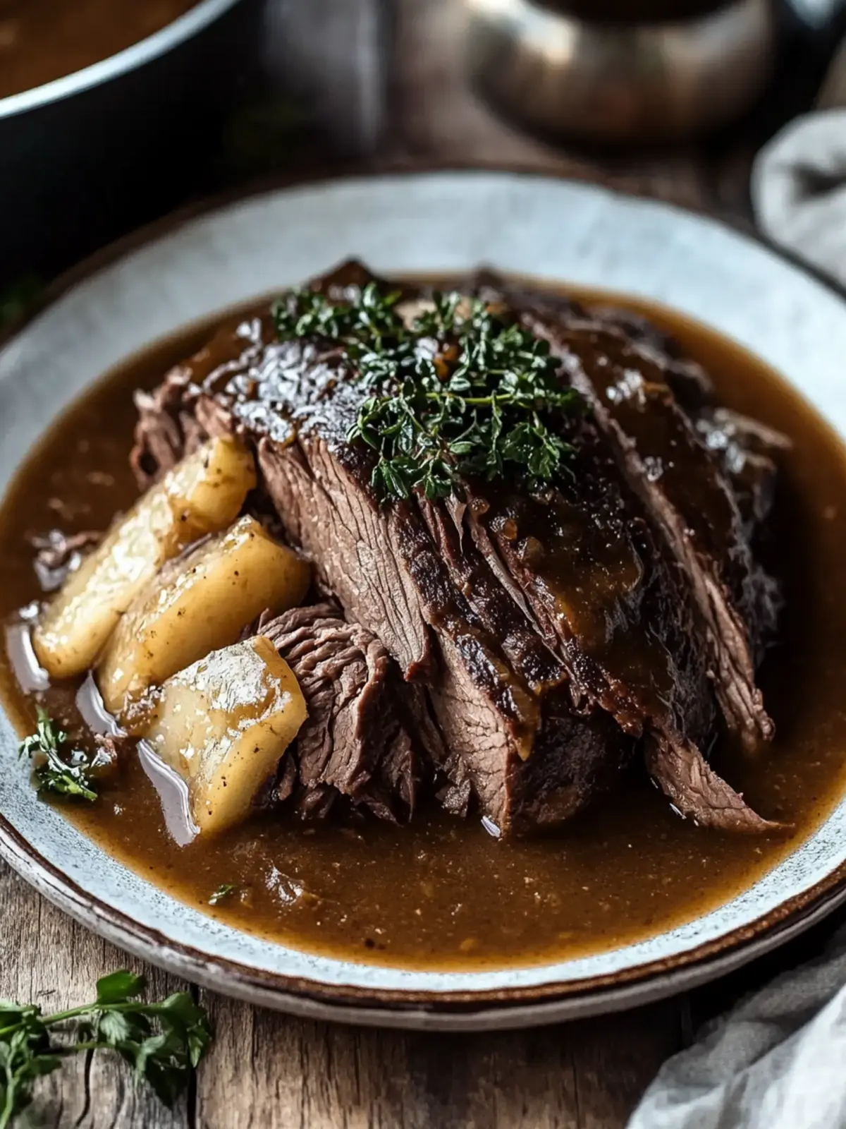 Sauerbraten aus dem Slow Cooker