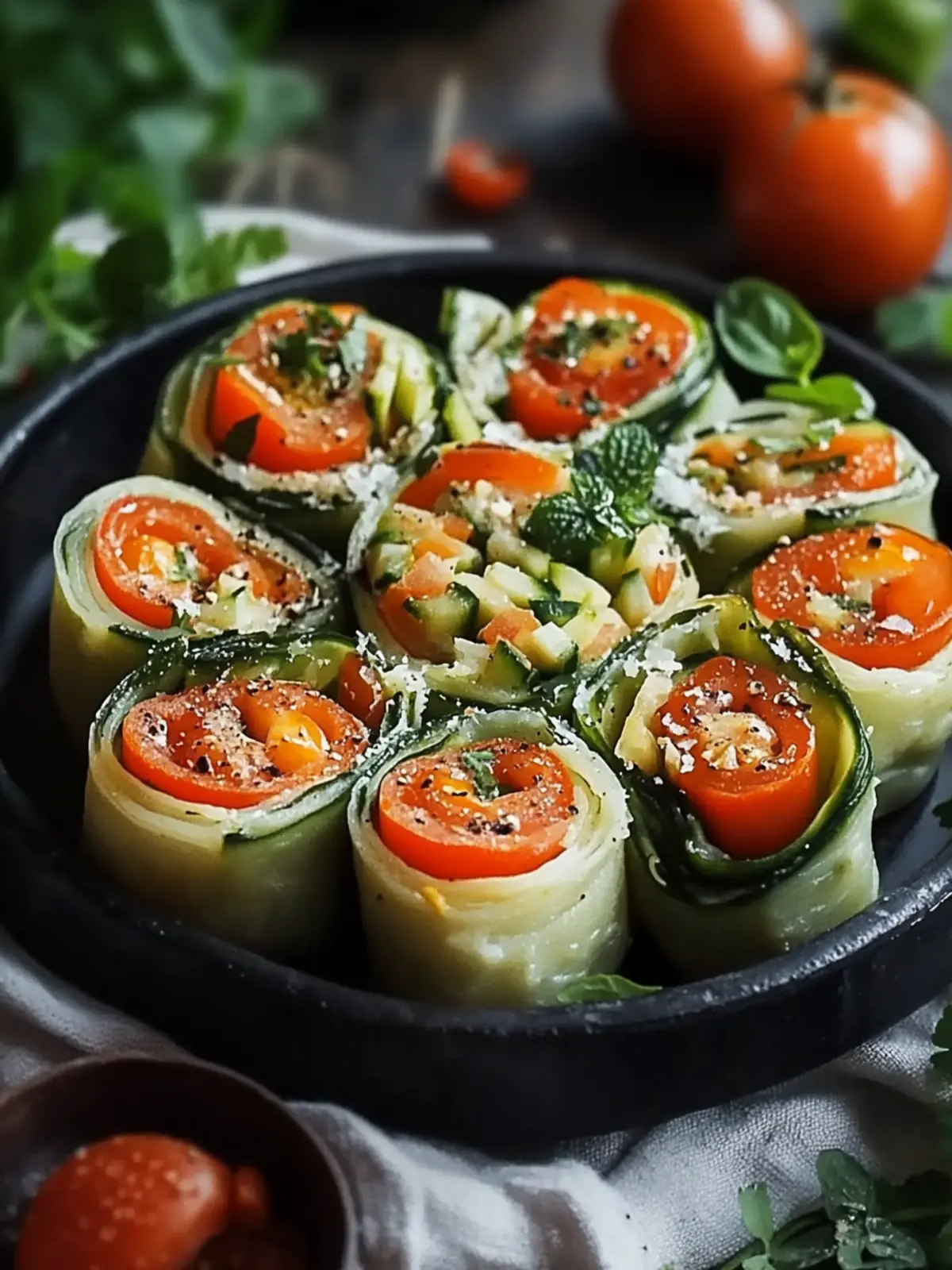 Gesunde Vegetarische Kohlrollen