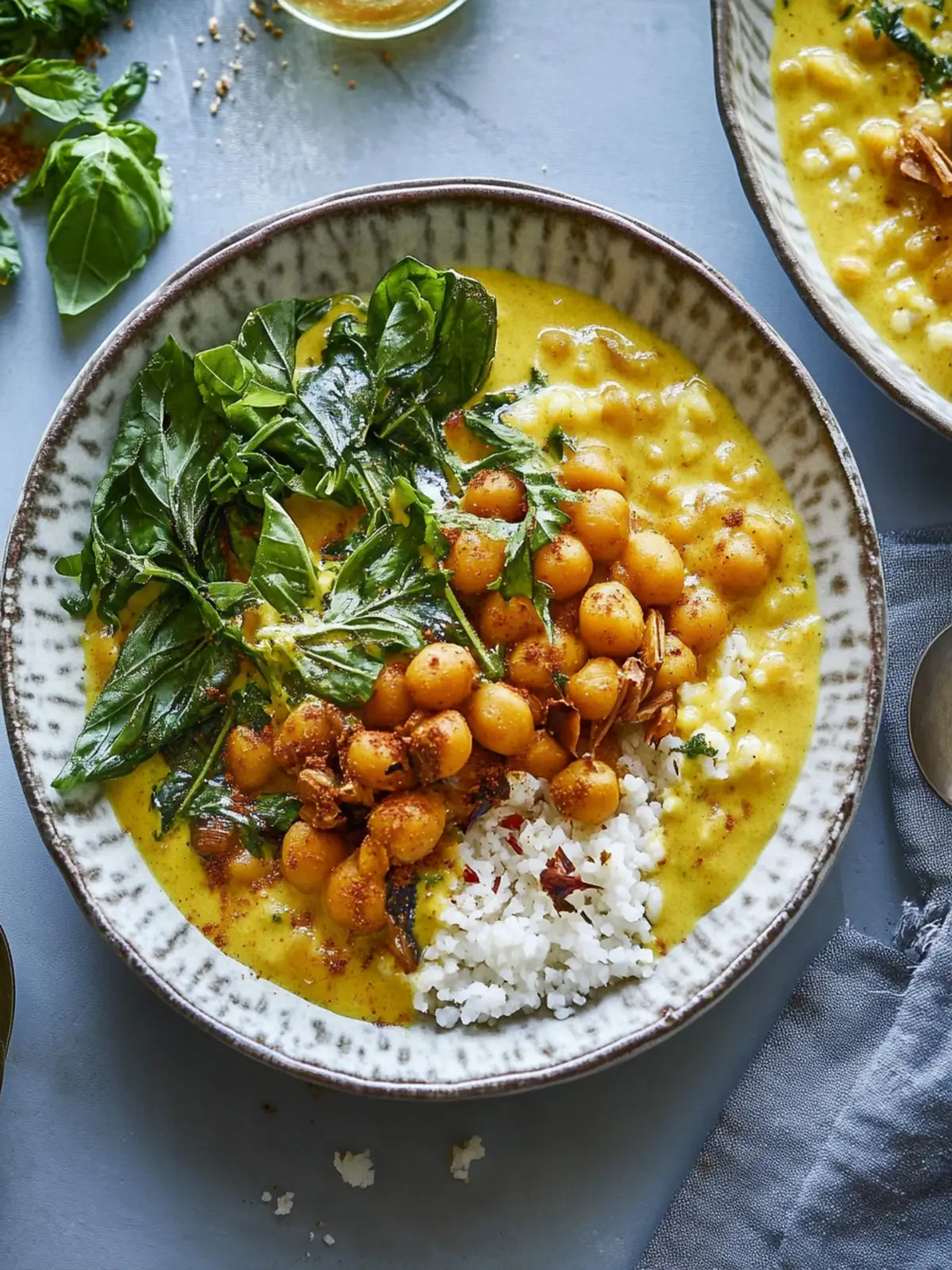 Spiced Chickpea Stew with Coconut and Turmeric