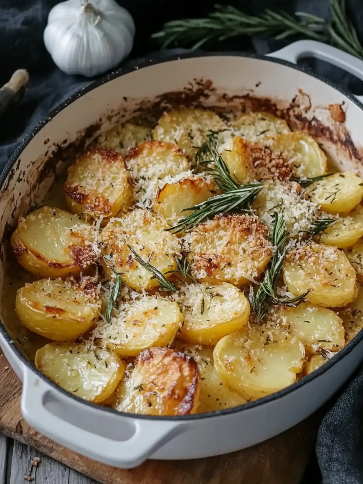 Rosmarinkartoffeln Rezept mit Parmesan aus dem Ofen