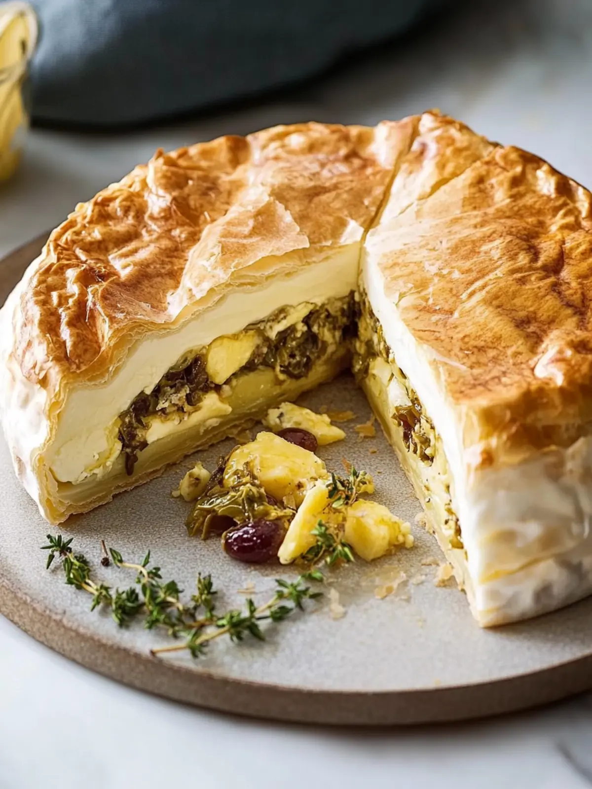 Gebackener Brie und karamellisierte