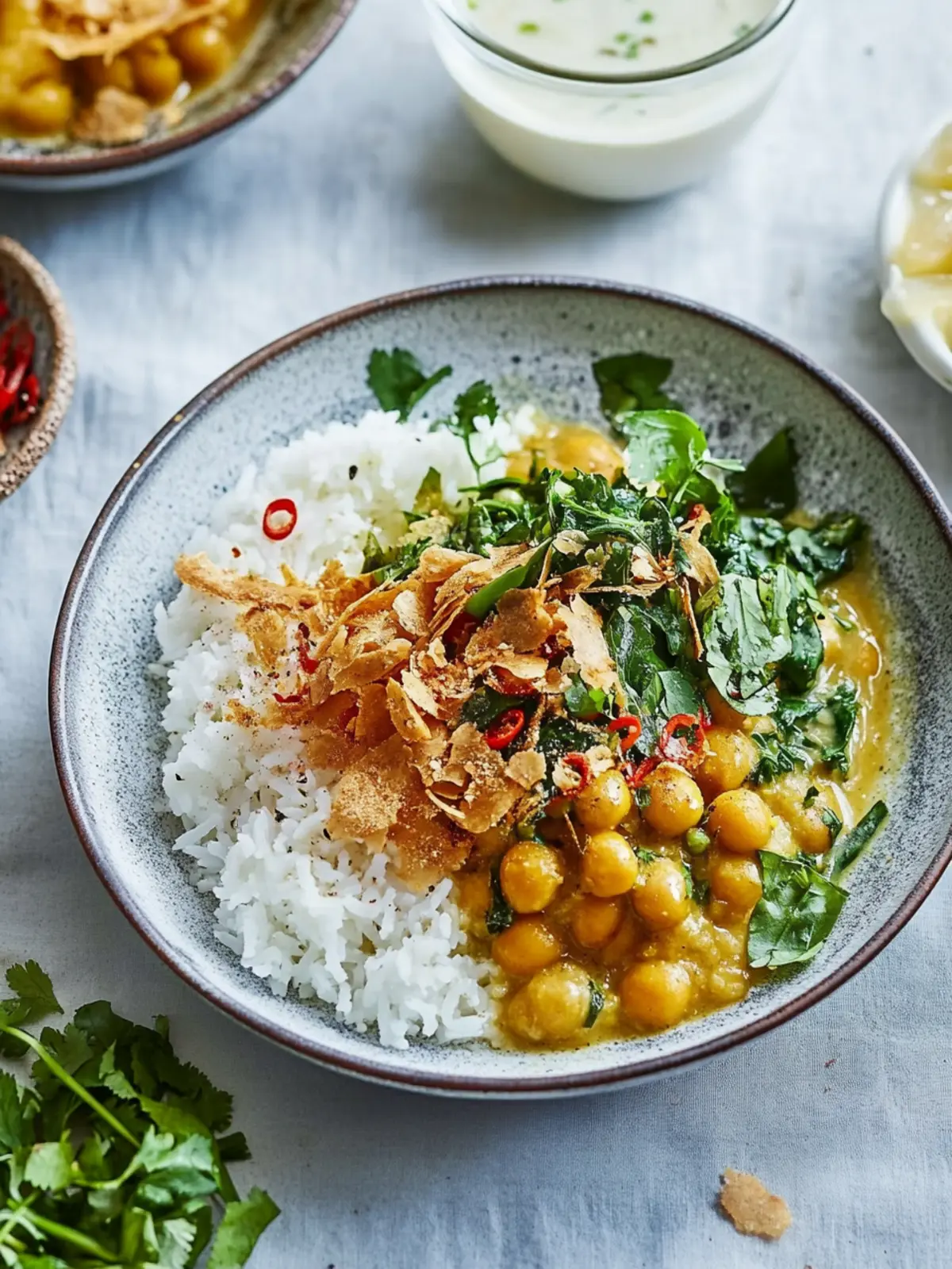 Spiced Chickpea Stew with Coconut and Turmeric