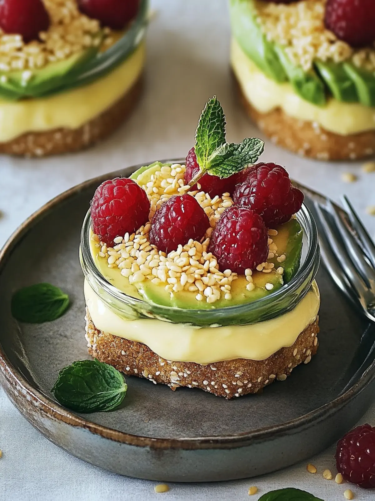 Knuspriger Avocado-Toast mit Sesam