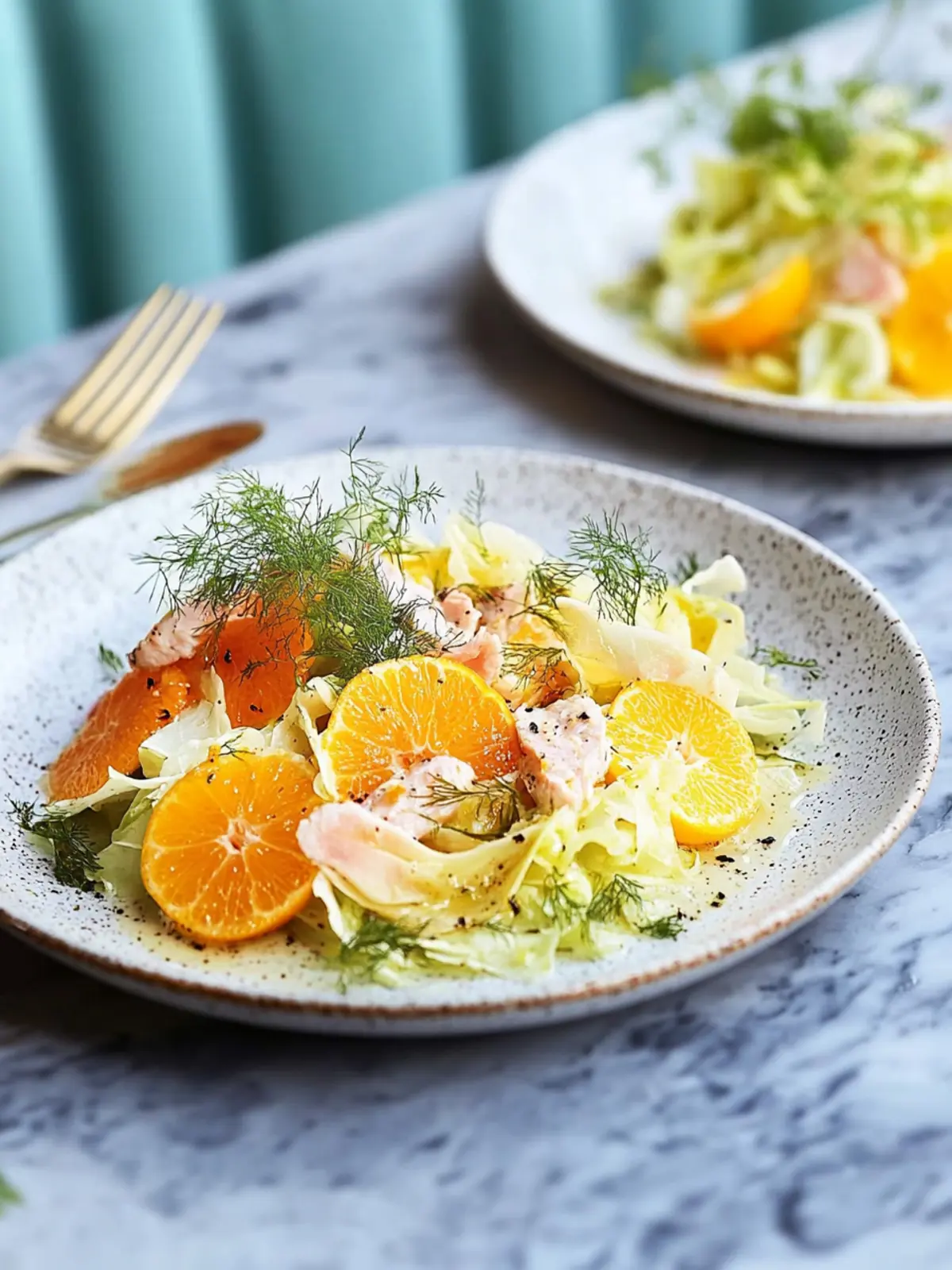Fenchelsalat mit Orange und Sardellen