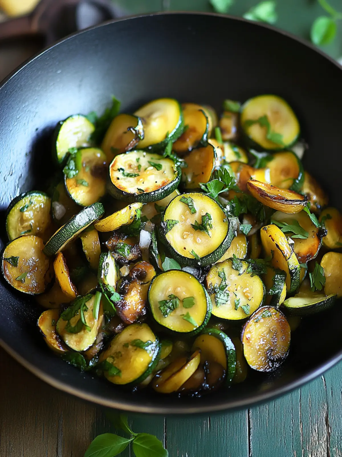 Zucchini-Pilz-Pfanne