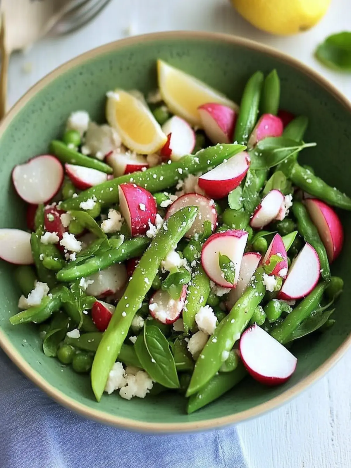 Gehackter Salat mit Hummer und Spargel