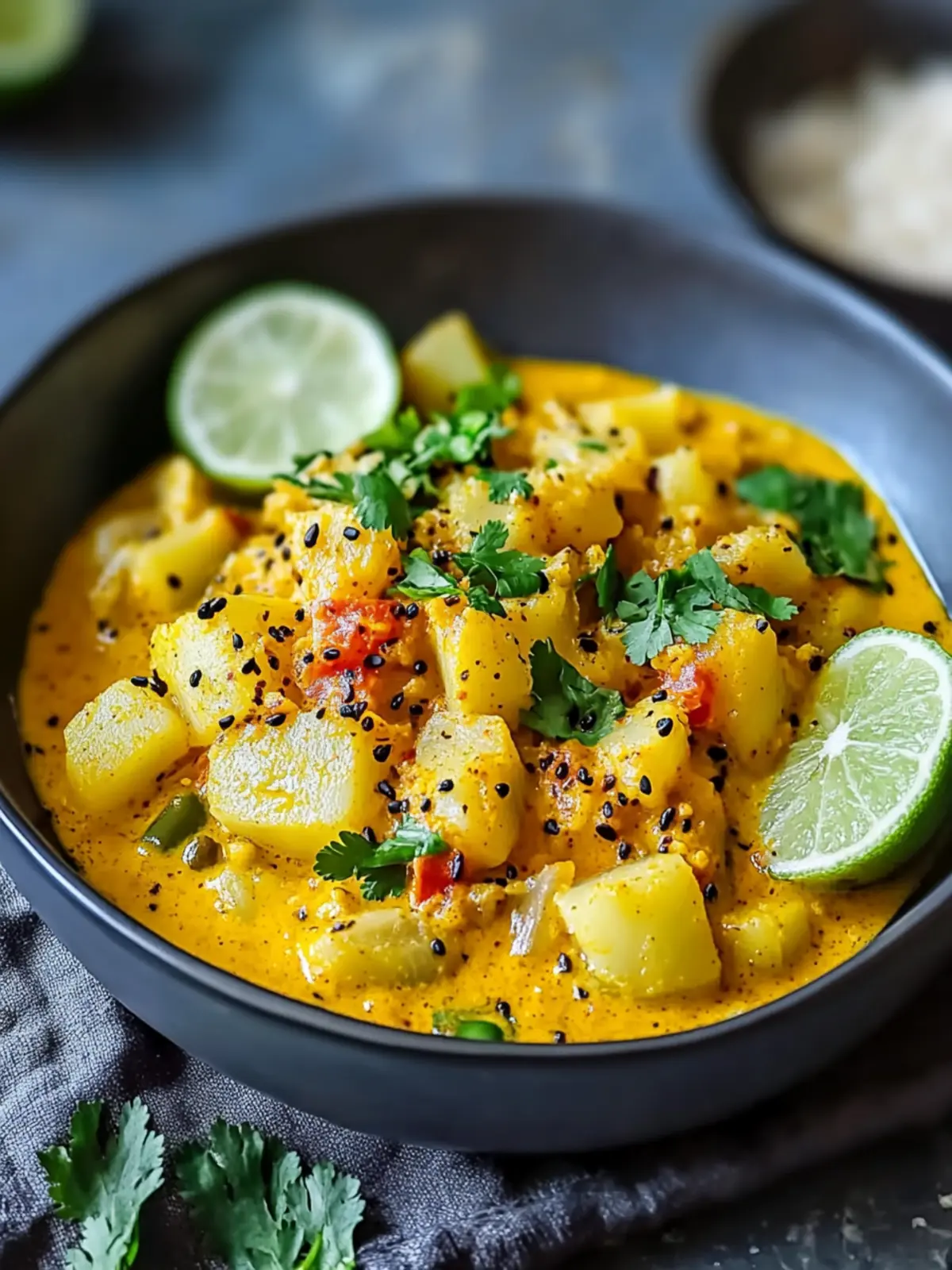 Säuerlicher Limetten-Kohlrabi-Curry